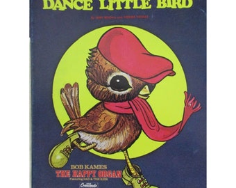 Dance Little Bird (The Chicken Dance) Vintage Piano Solo Sheet Music 1982