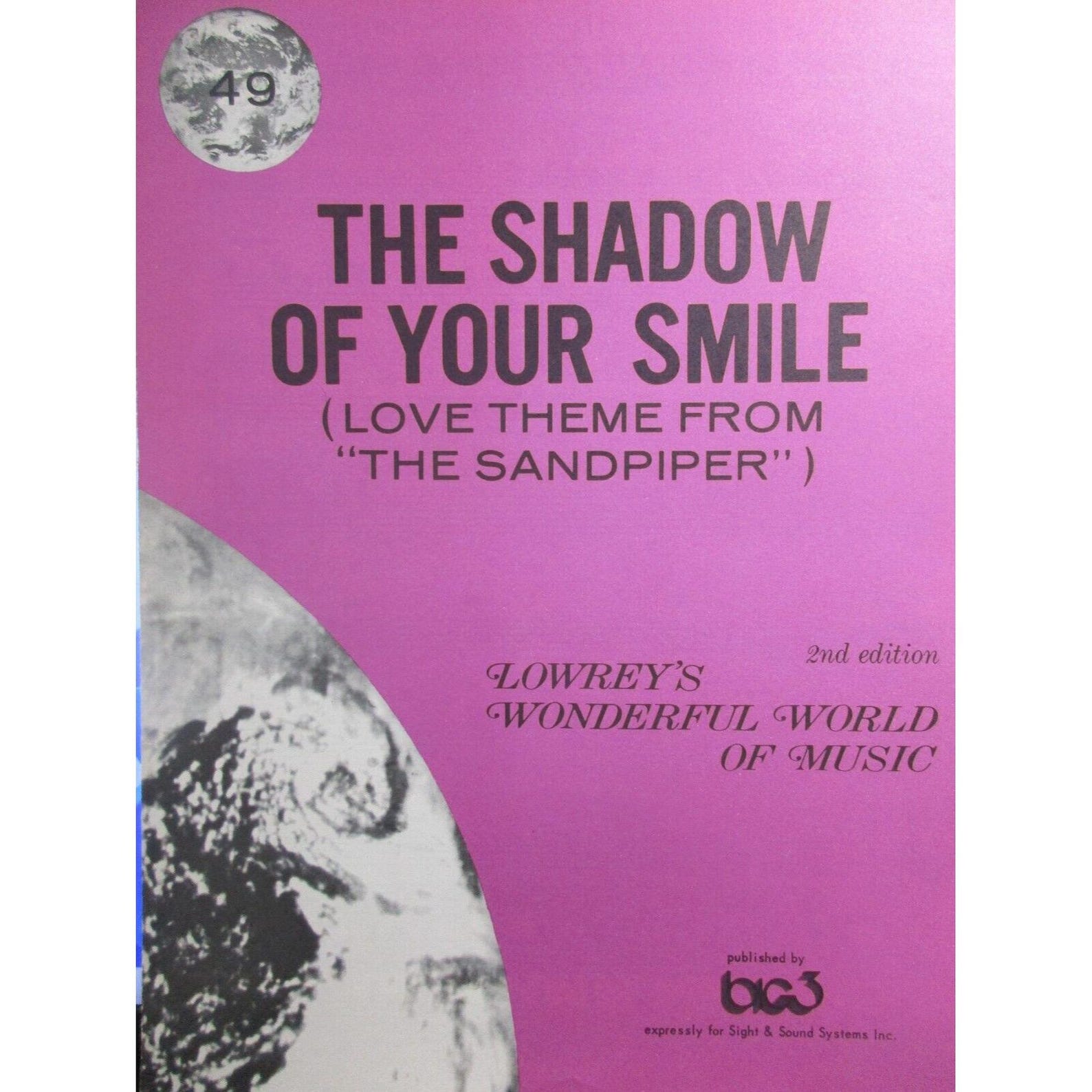 The Shadow of Your Smile - Organ Sheet Music From Lowrey Music Key of C ...