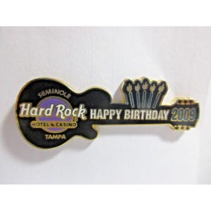 Hard Rock Cafe Tampa Seminole Hotel & Kasino Metall Brosche/Pin Gitarre