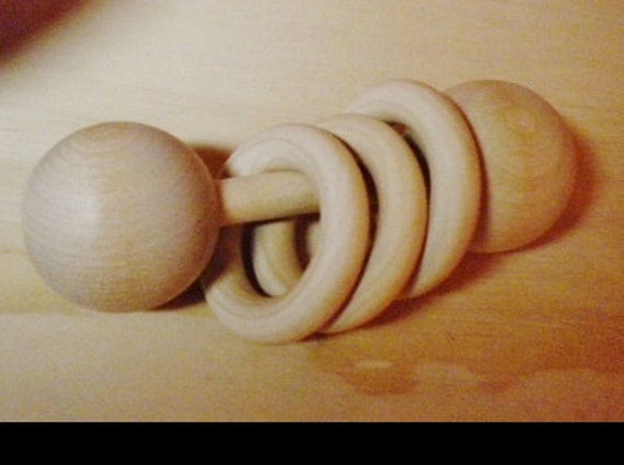 natural baby rattle