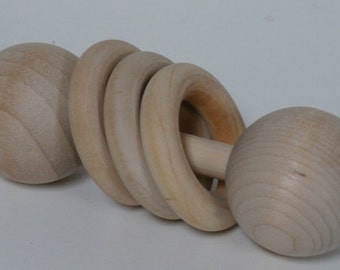 100% All Natural Baby Rattle