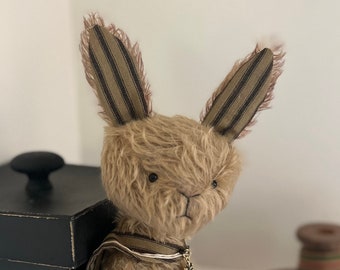 Tan Mohair Bunny Rabbit