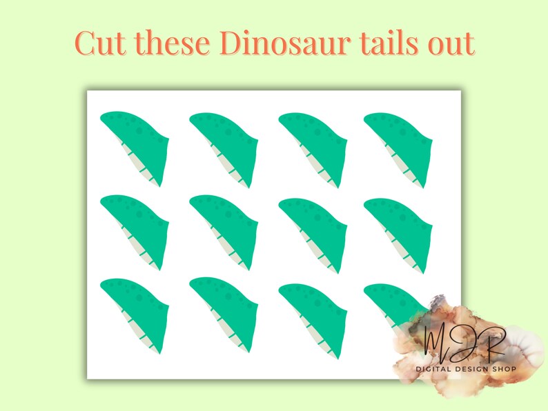 Printable Pin the Tail on the Dinosaur Game Kids Birthday Party ...