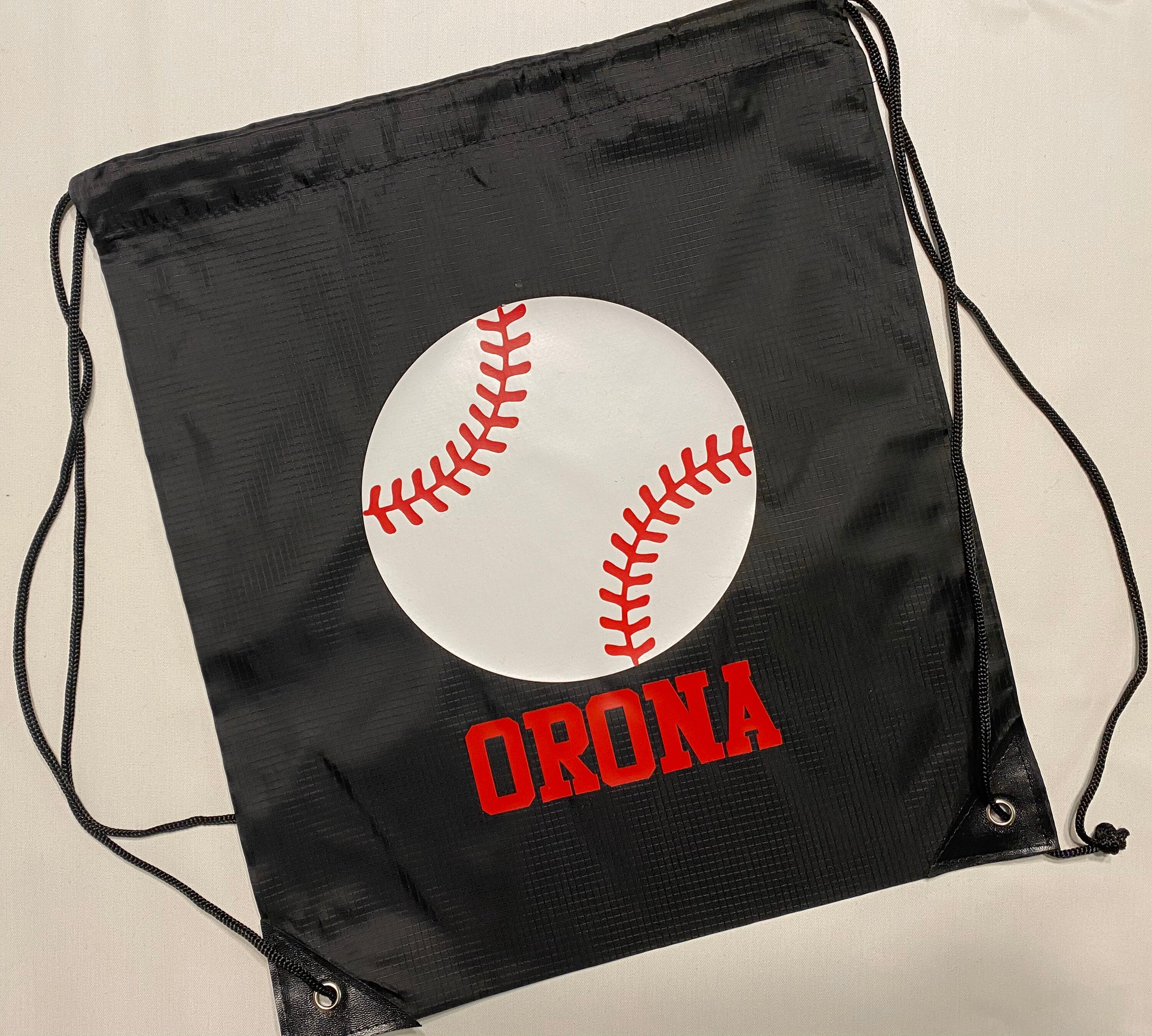 baseball drawstring bags