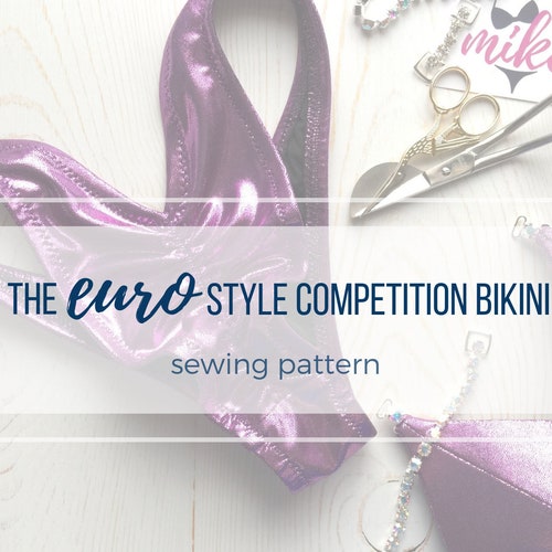 Competition Bikini PDF Sewing Pattern Etsy