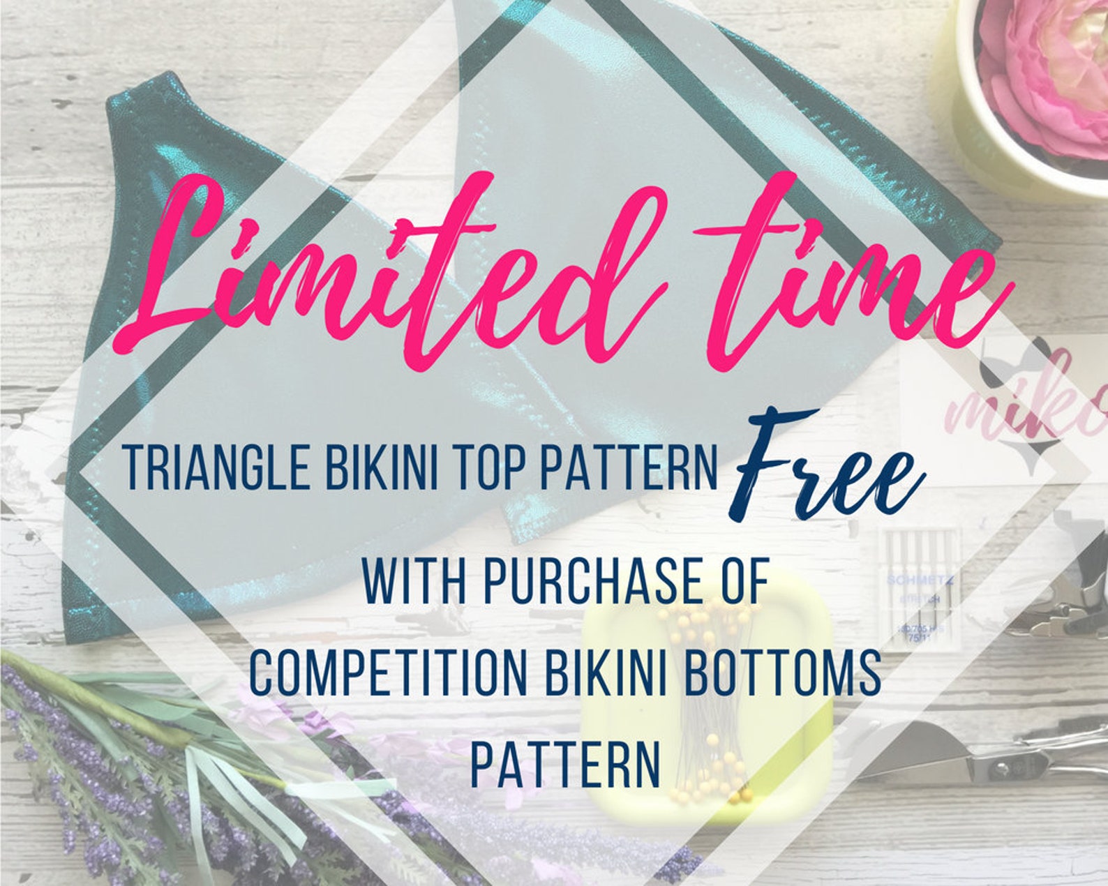 Competition Bikini PDF Sewing Pattern | Etsy