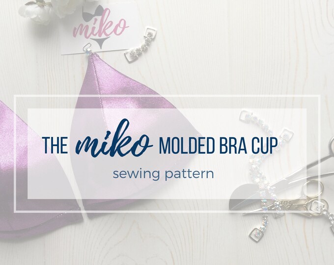 Molded Bra Cup Sewing Pattern Sizes A Through F DDD Exclusively Drafted
