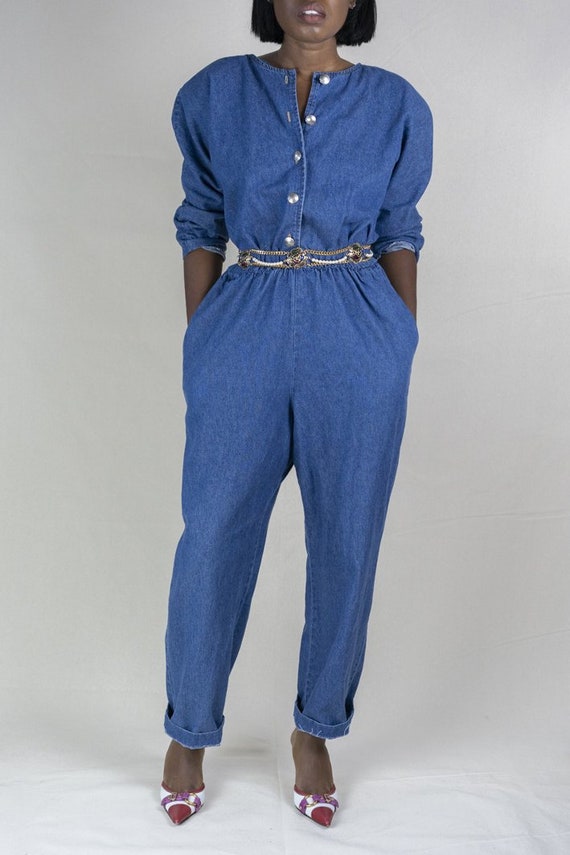 Denim Jumpsuit (L)