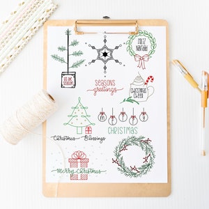 シングルラインSVG-クリスマスコレクション