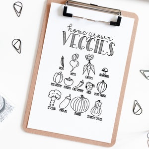 SVG LINE FILE-Vegetable svg