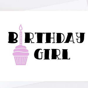 SVG SCHNITTDATEI-Geburtstag Cupcake
