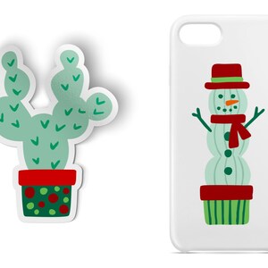 May include: A white phone case with a green and red snowman illustration. The snowman has a red hat, a red scarf, and a carrot nose.