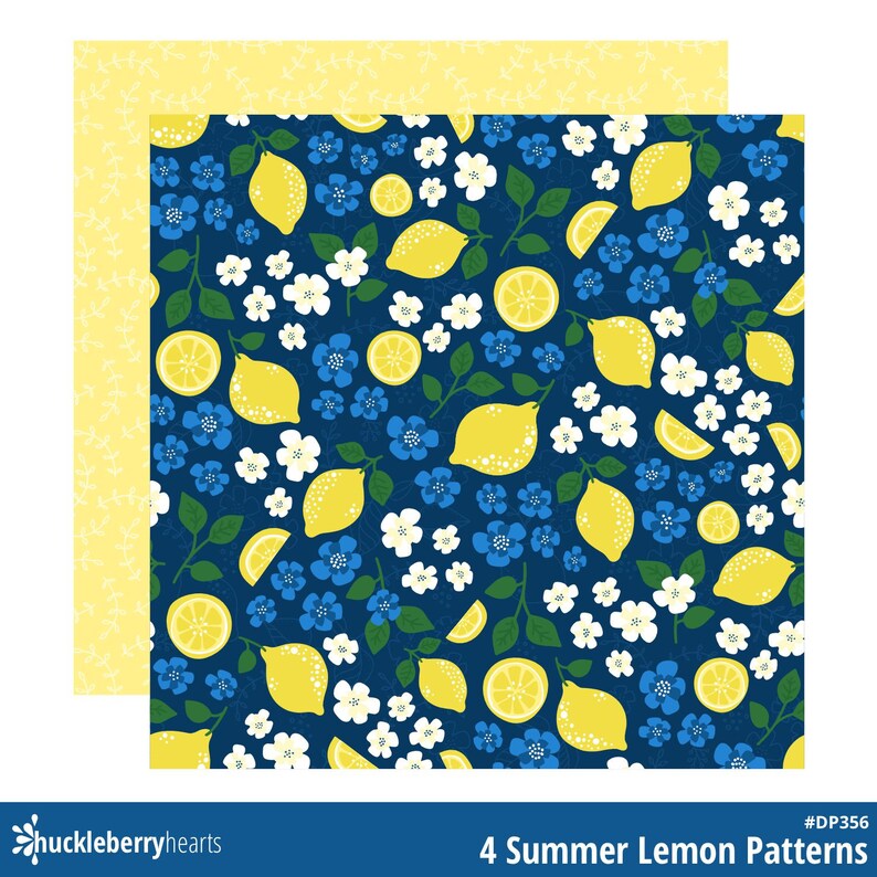 Lemon Pattern, Lemon Digital Paper, Lemon Seamless Pattern, Lemon ...