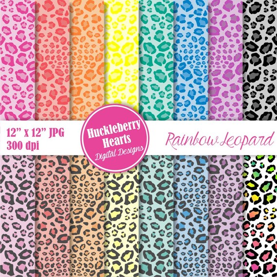 Leopard Paper Leopard Print Paper Digital Leopard Print | Etsy