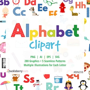 Imágenes prediseñadas del alfabeto, paquete SVG del alfabeto, imágenes prediseñadas de letras, paquete SVG de letras, imágenes prediseñadas PNG del alfabeto, imágenes prediseñadas para el aula, imprimibles, para uso comercial