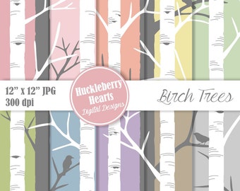 Birch Tree Digital Designs, Scrapbook Paper Pack (Digital Download)