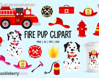 fire dog clipart