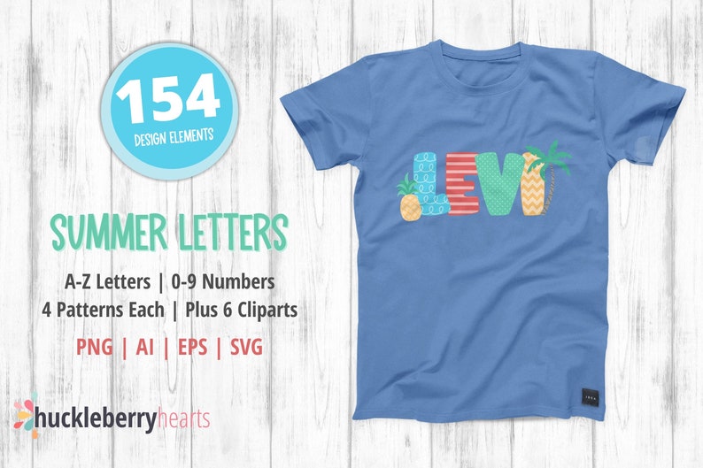 Summer Letters Clipart, Alphabet Letters svg, Summer Letters Sublimation, SVG, Printable, Small Commercial Use, CP776 image 4