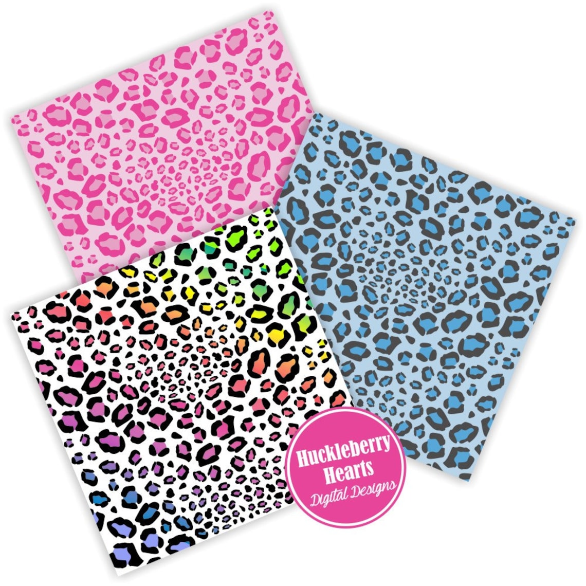 Leopard Paper Leopard Print Paper Digital Leopard Print Etsy