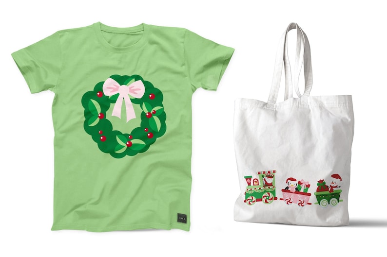 Christmas Train Christmas SVG Christmas Clipart Santa - Etsy