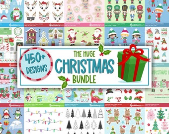 The Huge Christmas Bundle, Christmas SVG Bundle, Christmas Clipart Bundle, Big SVG Bundle, Small Commercial Use