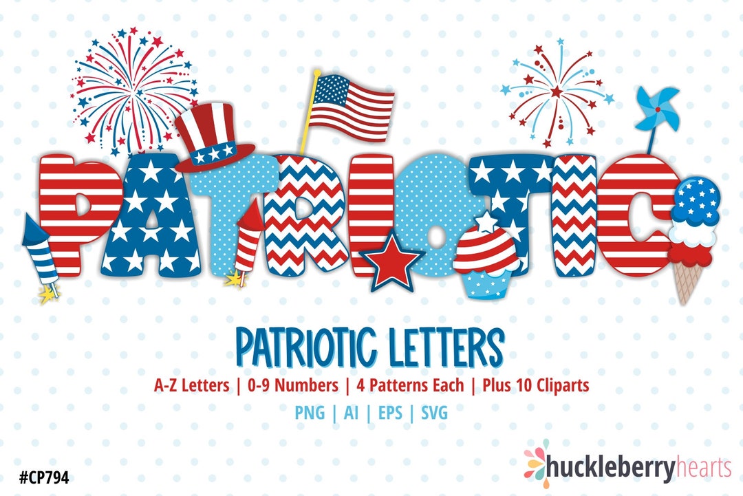 4th of july writing shapes