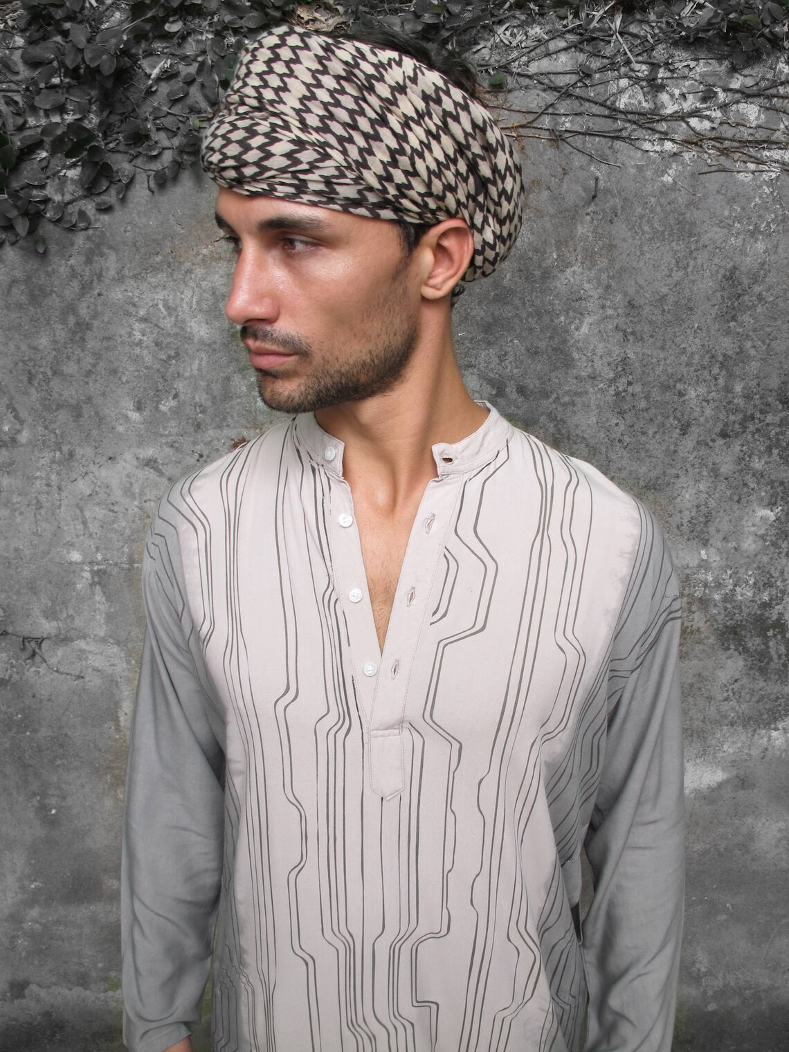 Men’s Embroidery Kaftan Shirt