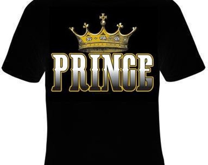 Tshirts prince crown Cool Funny Humor Tee t-shirts princess shirt