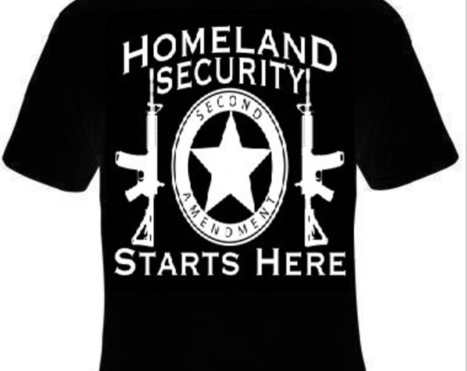 homeland security starts here t-shirt home land shirt