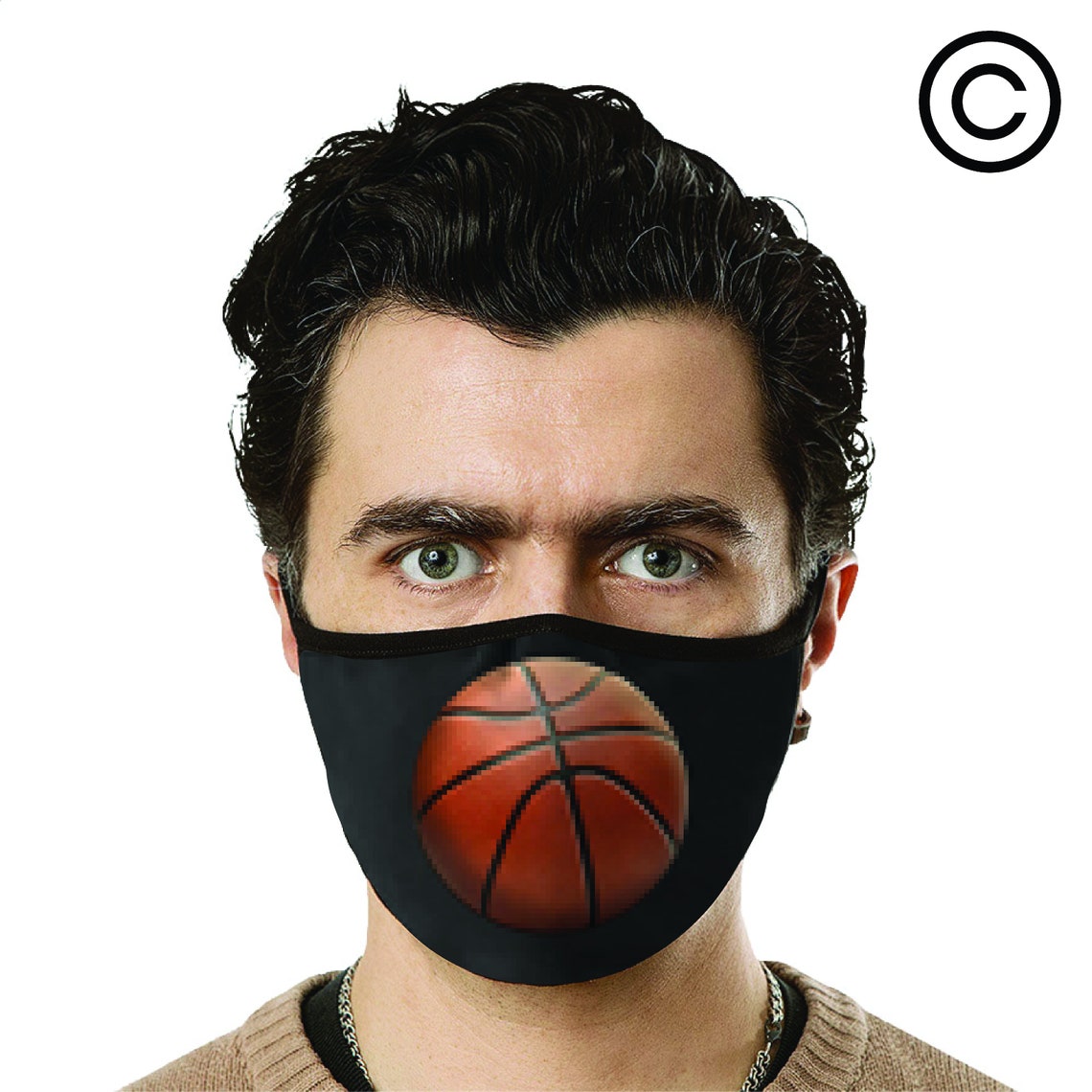 Basketball Face mask cover your face | Etsy