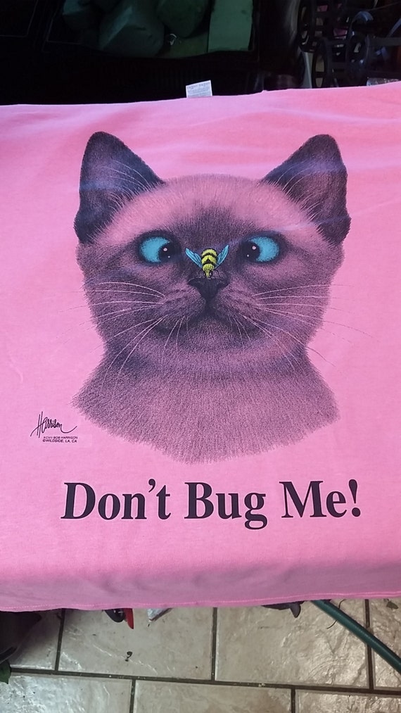 dont bug me cat t-shirts T shirt funny shirt kitten