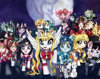 Sailor Moon-afdrukken