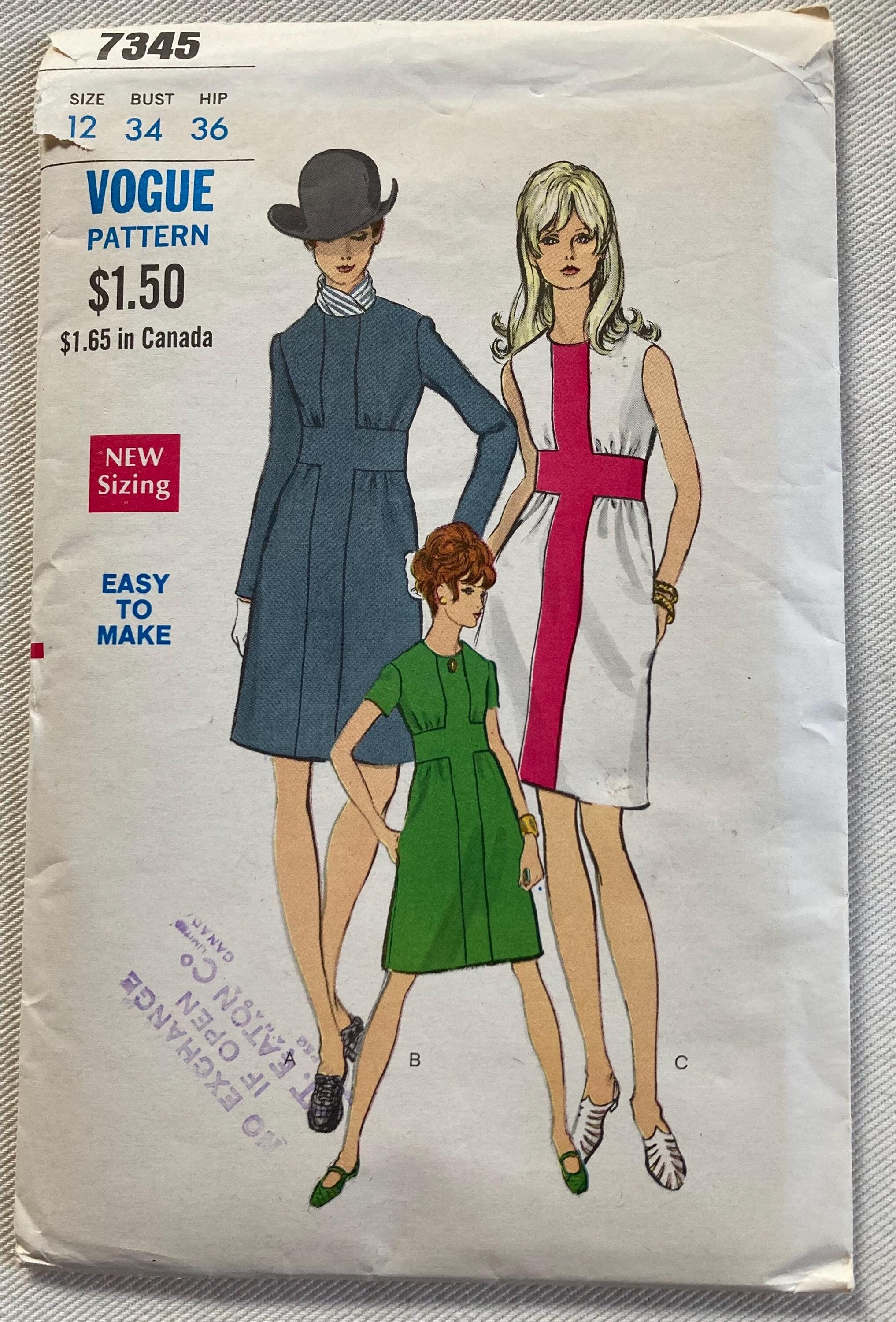 Vogue 7345 - Etsy