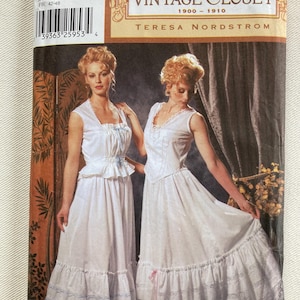 Wzór Simplicity 5905 - Bielizna na kostiumy edwardiańskie - Gorset/Spodnia z falbanką/Koronkowa spódnica/Halloween - Rozmiary 14-20 NIEPRZYCIĘTE