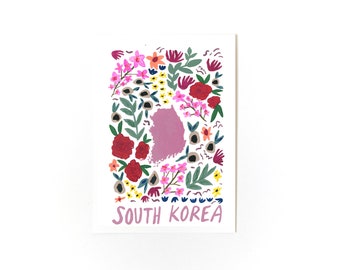 South Korea Print