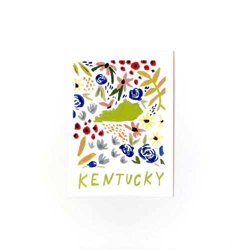 Kentucky State Symbols Illustration Print - Etsy