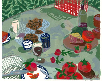 Picnic 4U Still Life Print