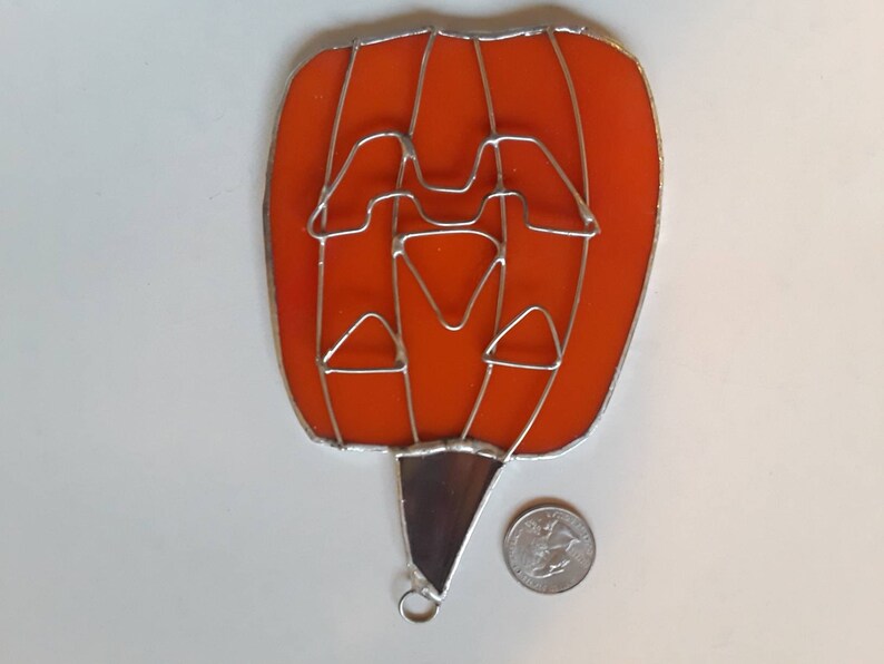 Stained Glass Jackolantern Pumpkin