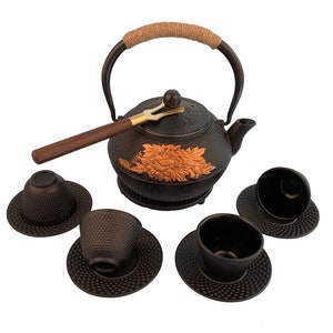 MCT026 1200ml art Handmade Gift Cast Iron Teapot Pot for Tea,Tea Pot as Gift Tea Pot 1.2L Art Iron Art Collectibles Art Collections