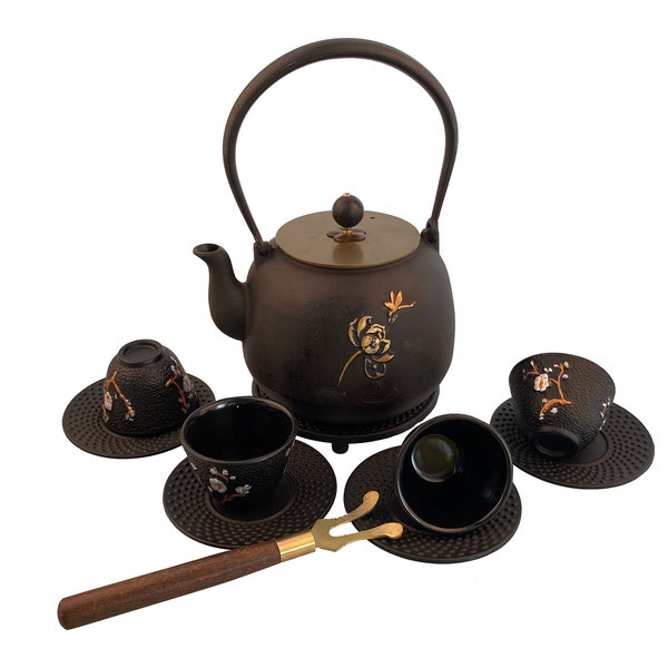 Cast Iron Dragonfly Teapot Etsy