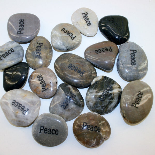 Rocks With Inspirational Words - Etsy