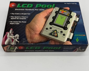 Vintage Excalibur LCD Pool Electronic Handheld Game