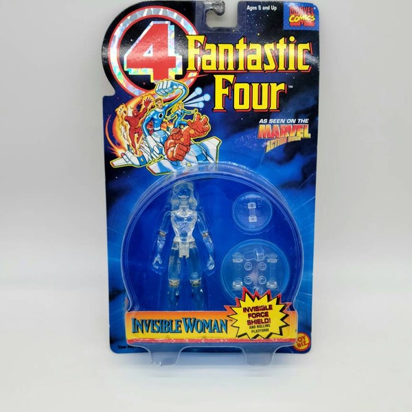 1995 Toy Biz Fantastic Four - Invisible Woman Action Figure Sealed