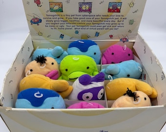 1997 Tamagotchi Bean Pets Complete Set In Box (RARE)