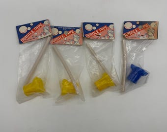 Vintage Bubble Pipe Plastic Toys