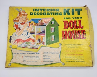1949 Interior Decorating Kit for Your Doll House