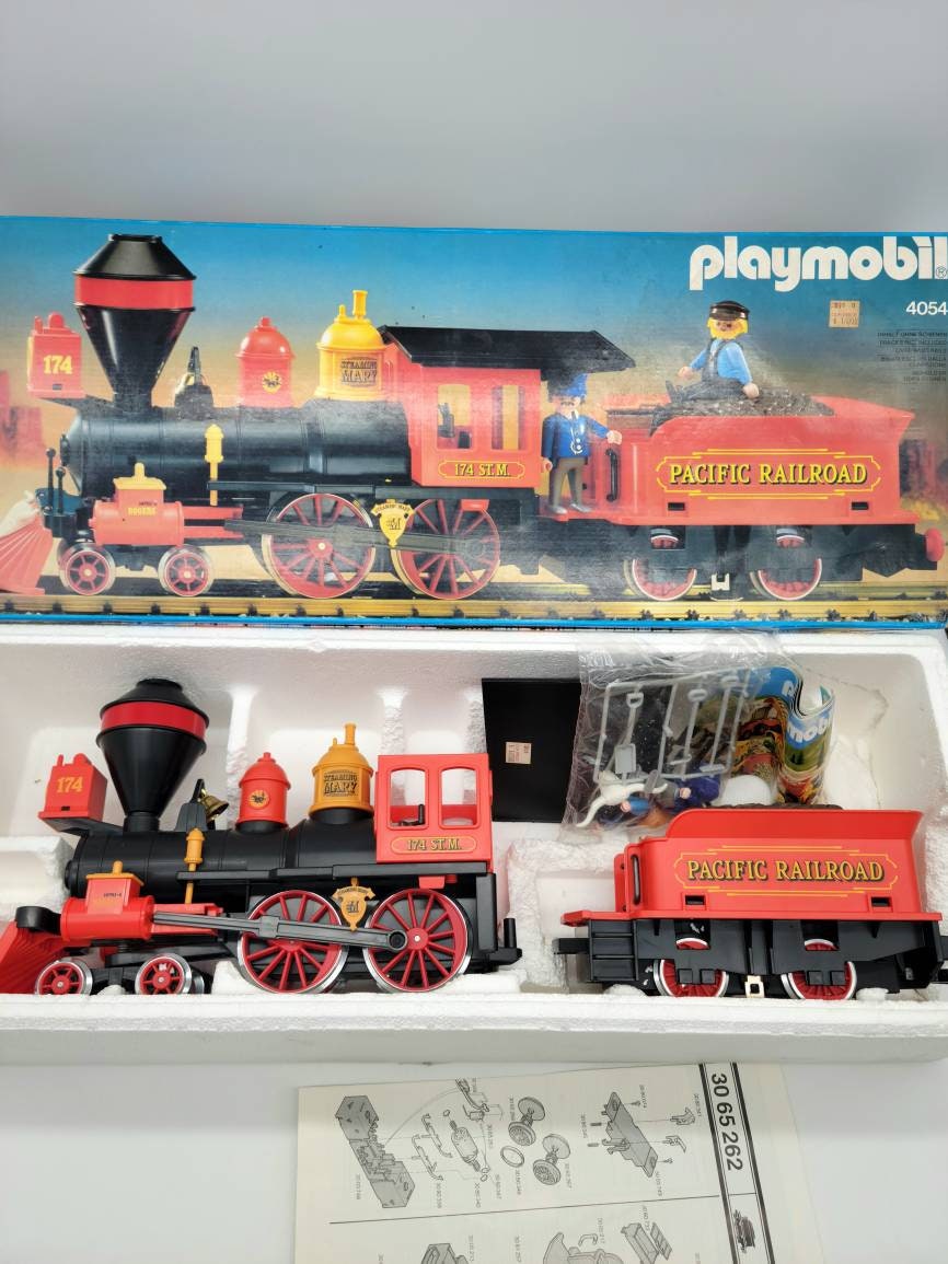 Playmobil Set 4054 Western Locomotive MINT & Complete extremely