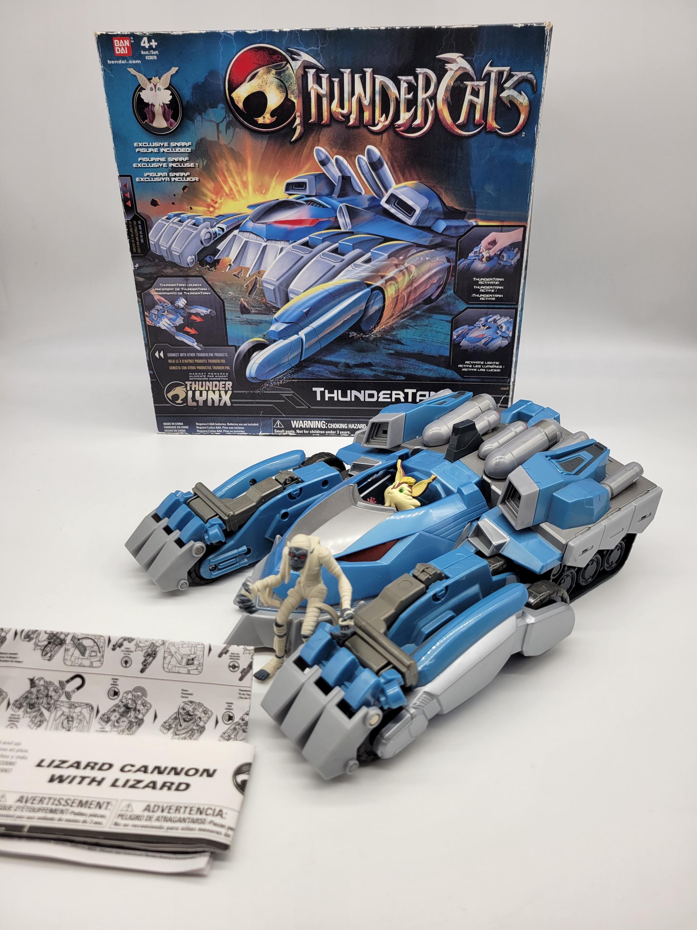 2011 Bandai Thundercats Thundertank Action Figure Vehicle (working