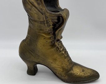 Victorian Cast Metal Boot Planter MCM