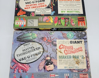 Vintage Mattel Creeple Peeple & Creepy Crawlers (Rare)
